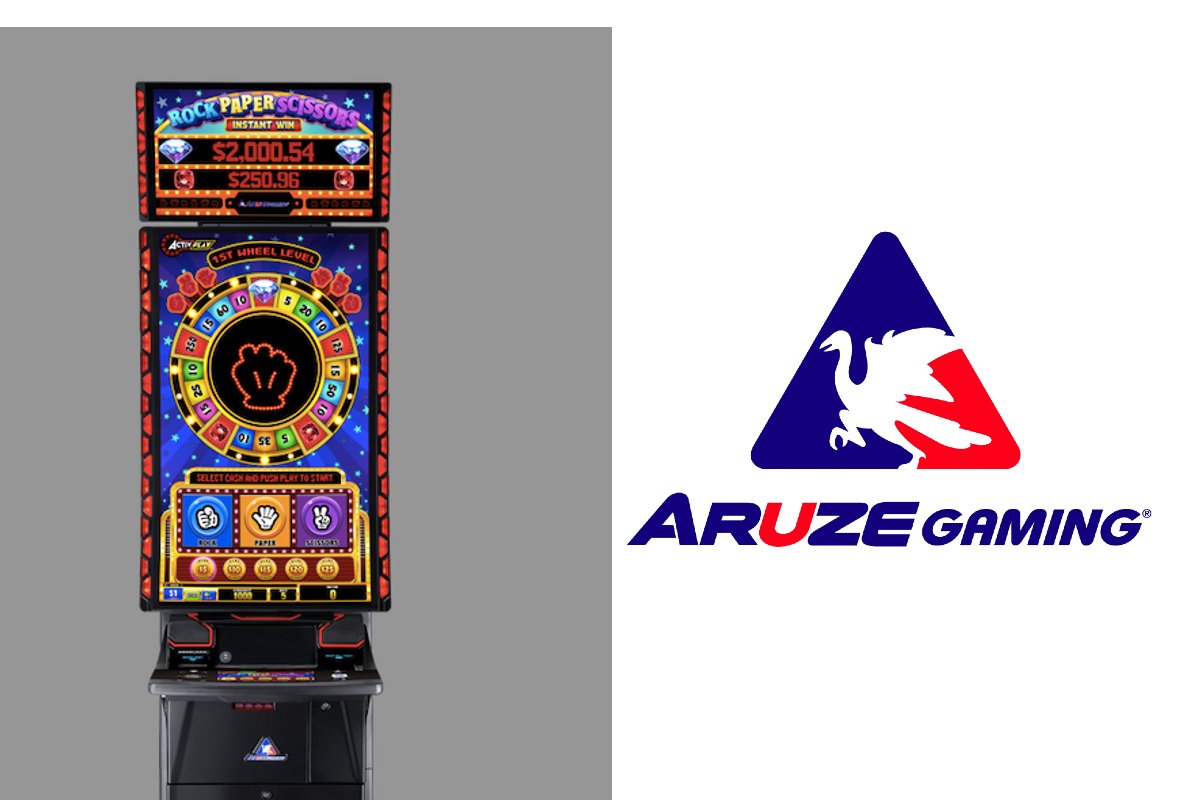 Aruze Gaming G2E Rock Paper Scissors slot machine