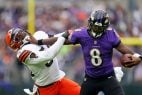 Baltimore Ravens quarterback Lamar Jackson