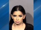 Priscilla Cuevas in a mug shot