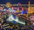 The Las Vegas Strip at night