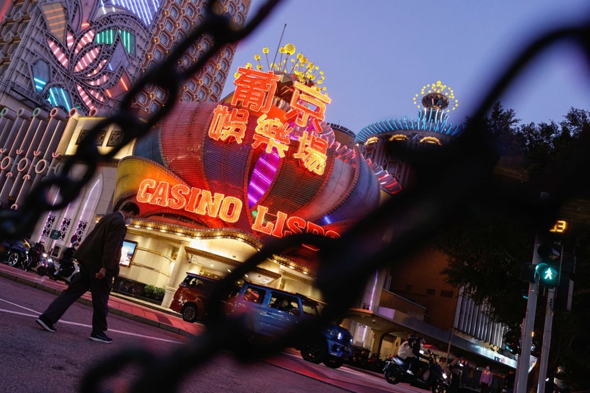 Macau casino China travel COVID-19