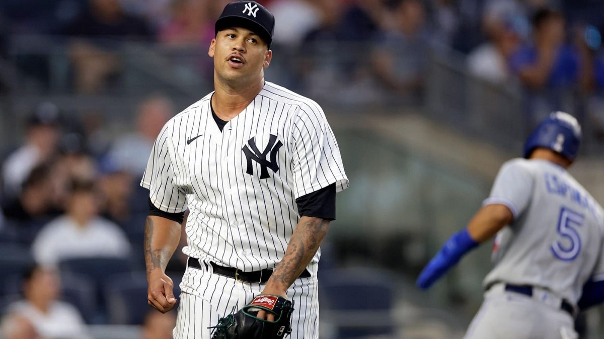 New York Yankees pitcher Frankie Montas shoulder injury surgery