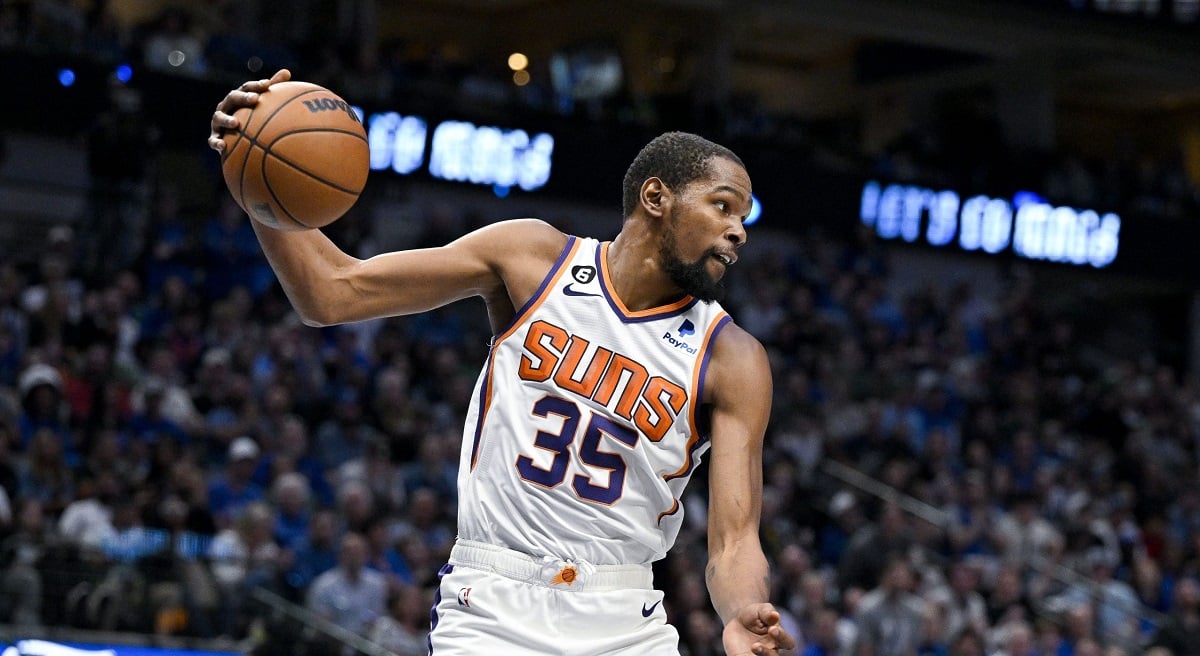 Kevin Durant freak ankle injury Phoenix Suns out