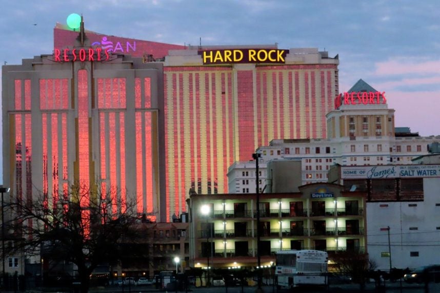 Atlantic City casinos gross gaming revenue
