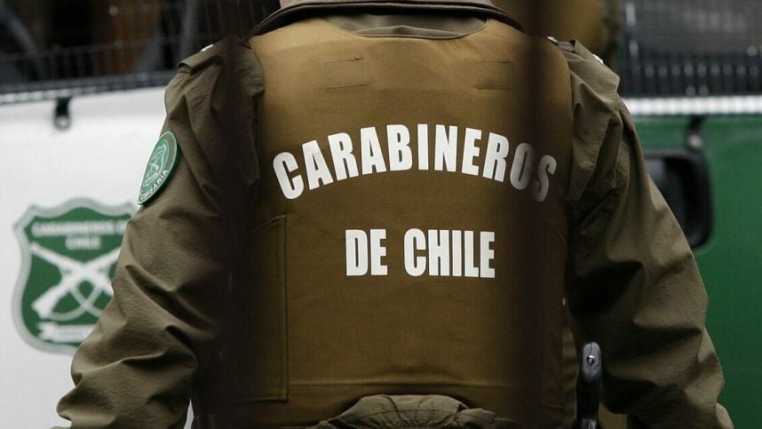 A police officer in Chile