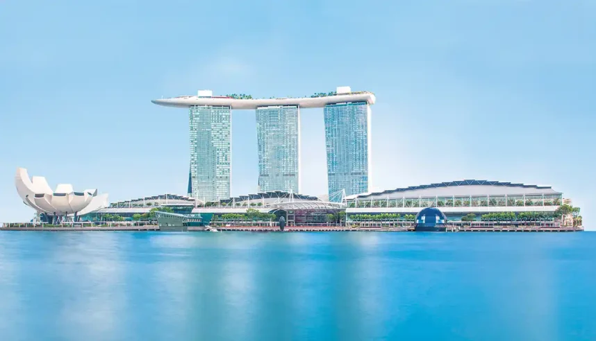 The Marina Bay Sands resorts in Singapore